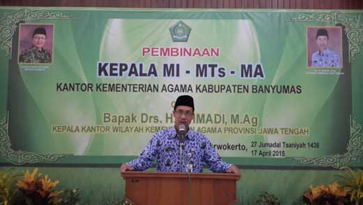  Tausyiah Drs. H. Ahmadi, M.Ag, Kakanwil Kemenag Jateng