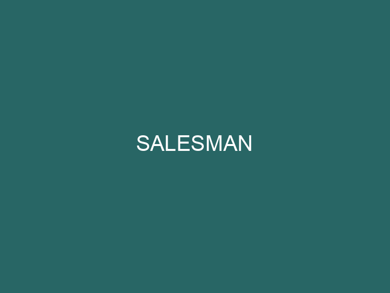  Salesman