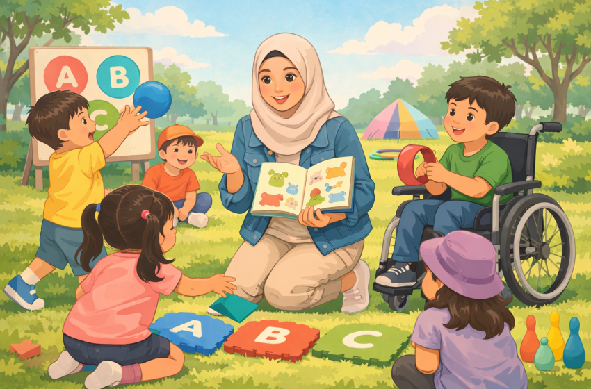  Literasi Inklusif Ala Salsa: Belajar Sambil Bergerak