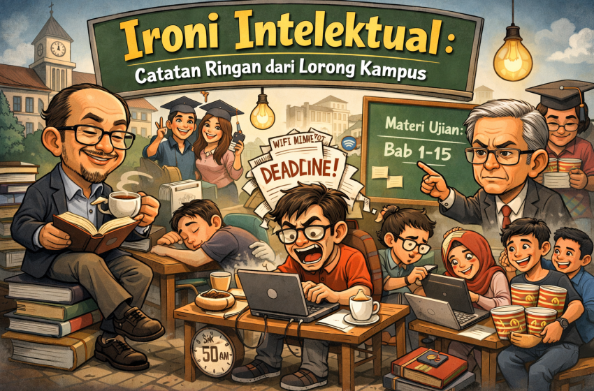  Ironi Intelektual: Dua Puluh Satu Humor dari Lorong Kampus